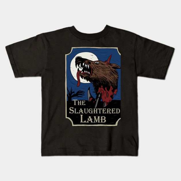 The Slaughtered Lamb Kids T-Shirt by Black Snow Comics